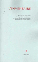 Inventaire, no 03